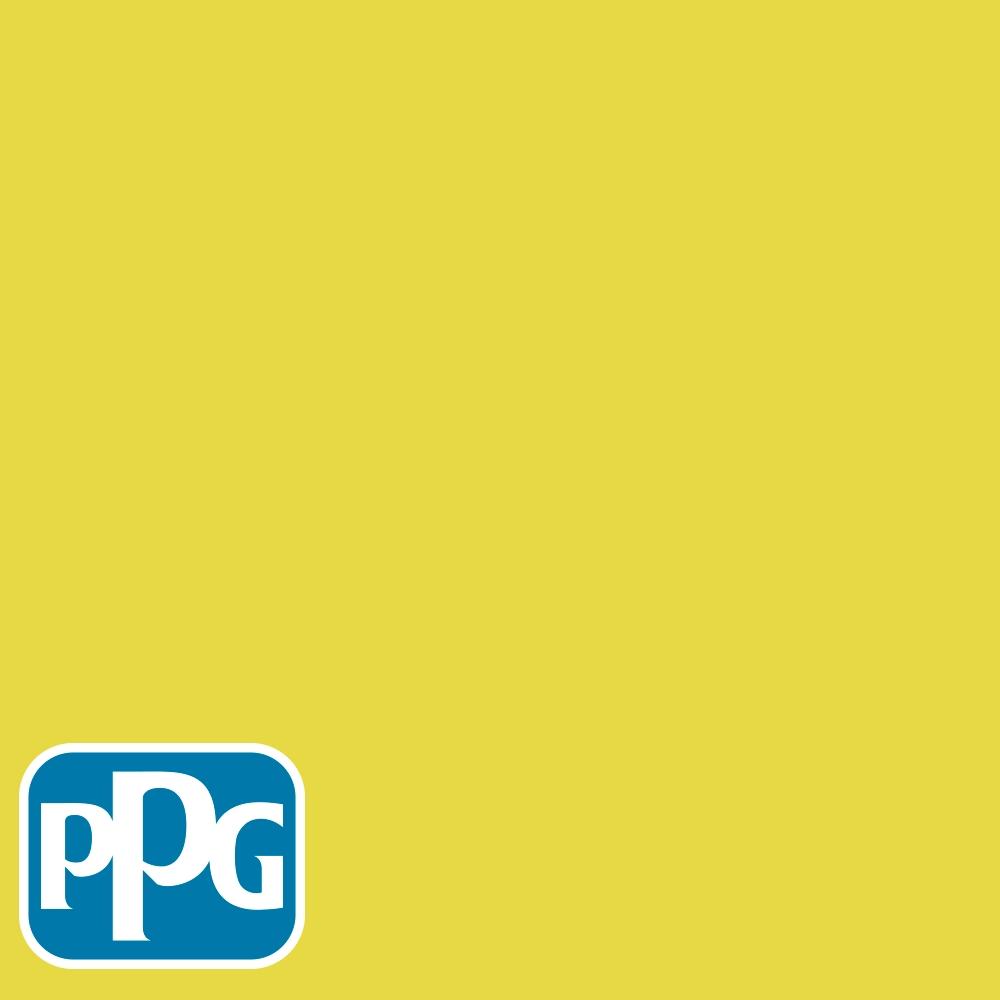 PPG1216-6 Citrus Spicepaint color chip from PPG Paint's Voice of Color pallette.