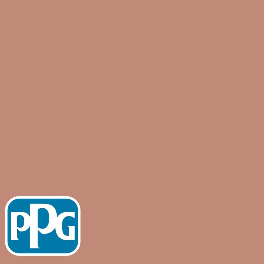 PPG1066-5 Copper Trailpaint color chip from PPG Paint's Voice of Color pallette.