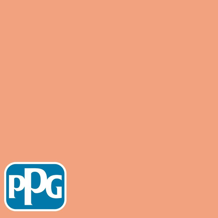 PPG1195-5 Coral Silkpaint color chip from PPG Paint's Voice of Color pallette.