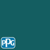 PPG1146-7 Emerald Poolpaint color chip from PPG Paint's Voice of Color pallette.