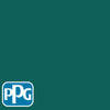PPG1142-7 Empress Tealpaint color chip from PPG Paint's Voice of Color pallette.