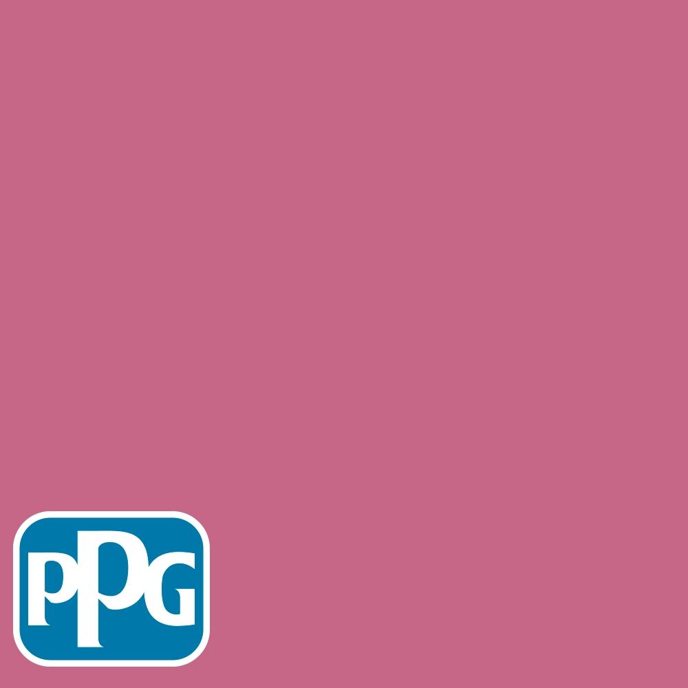 PPG1182-6 Geranium Pinkpaint color chip from PPG Paint's Voice of Color pallette.