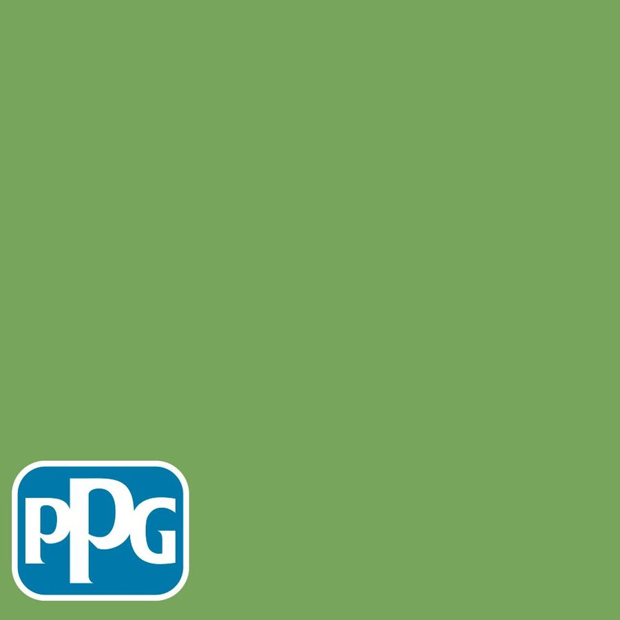 PPG1223-6 Grassy Meadowpaint color chip from PPG Paint's Voice of Color pallette.