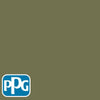 PPG1115-7 Gratefully Grasspaint color chip from PPG Paint's Voice of Color pallette.
