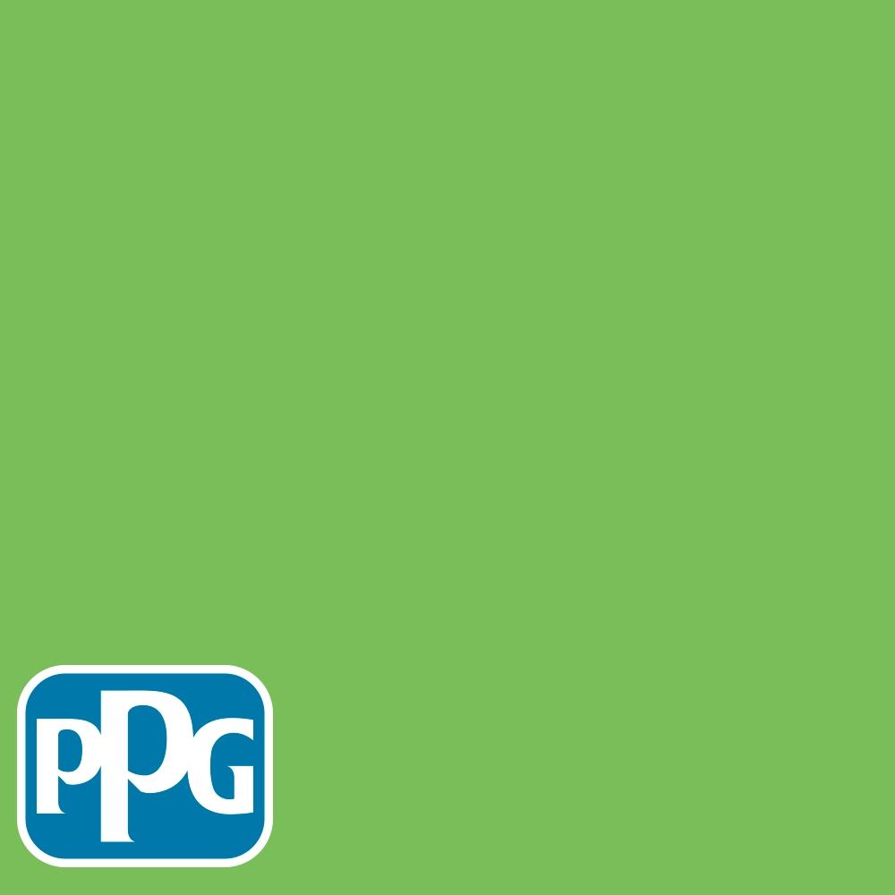 PPG1224-7 Green Pearpaint color chip from PPG Paint's Voice of Color pallette.