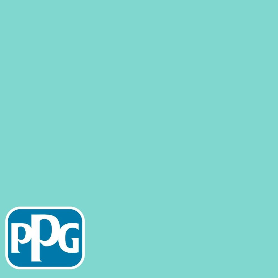 PPG1232-4 Isle Royalepaint color chip from PPG Paint's Voice of Color pallette.