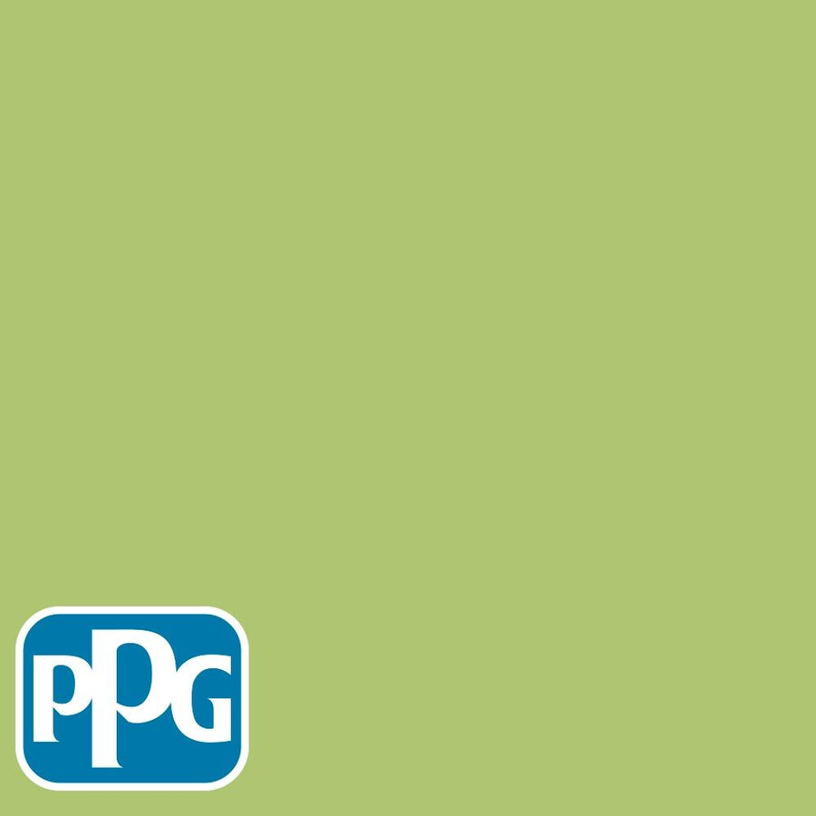 PPG1222-5 Lime Greenpaint color chip from PPG Paint's Voice of Color pallette.