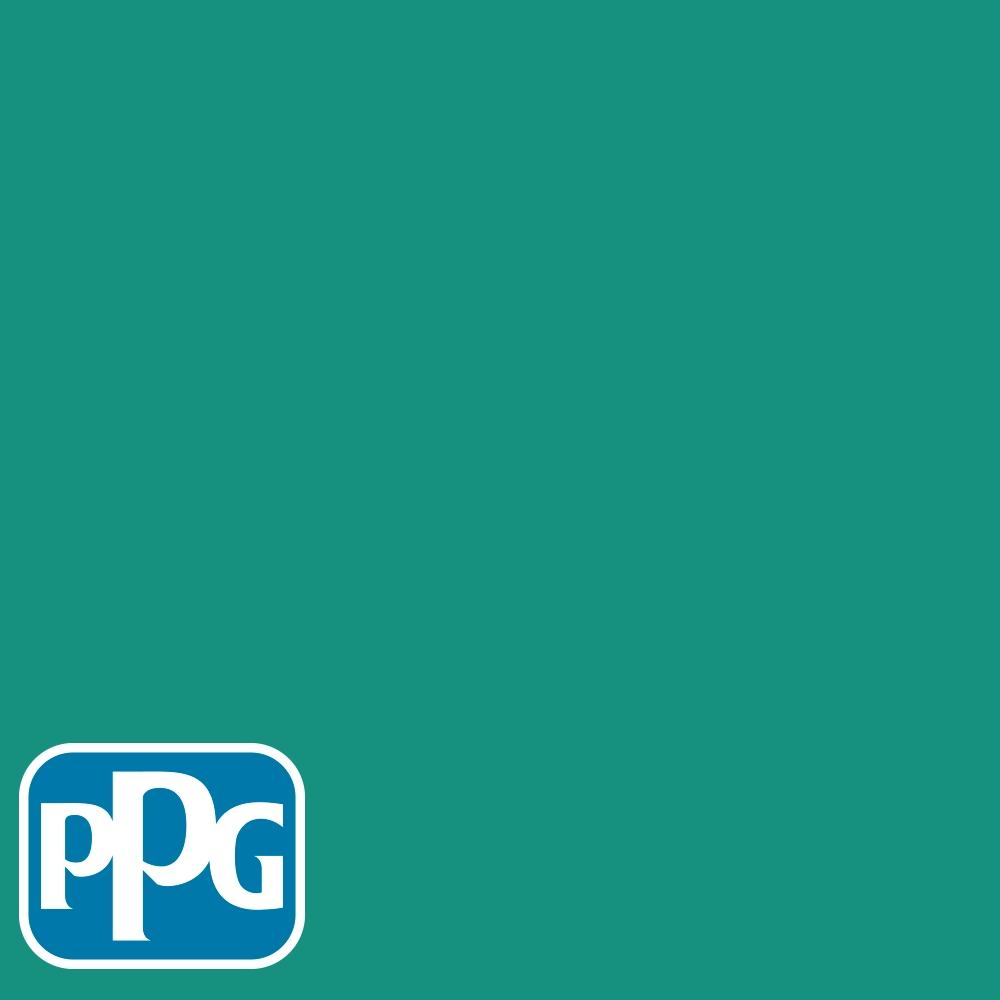 PPG1230-6 Miami Jadepaint color chip from PPG Paint's Voice of Color pallette.