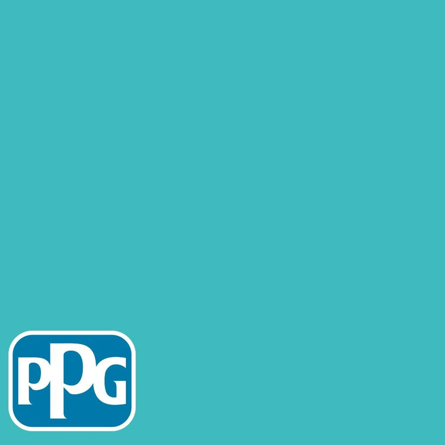PPG1233-6 Montego Baypaint color chip from PPG Paint's Voice of Color pallette.