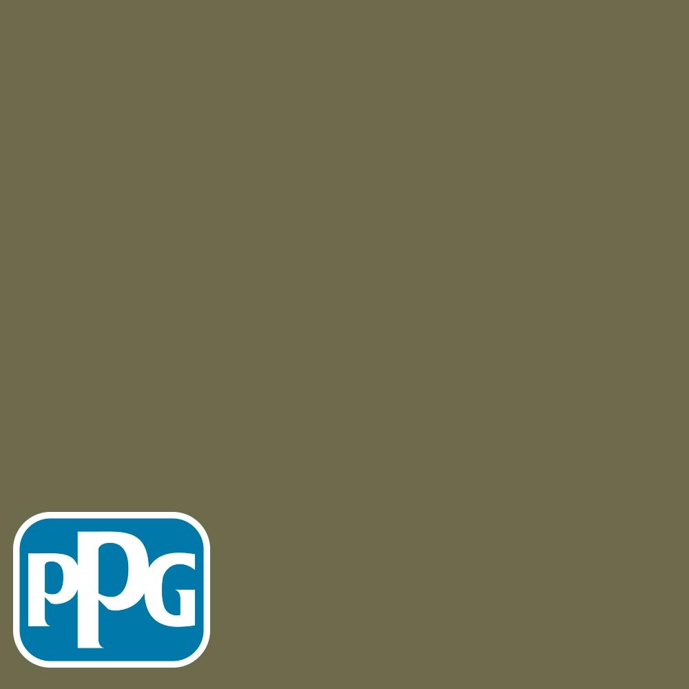 PPG11-08 Olive Orchardpaint color chip from PPG Paint's Voice of Color pallette.