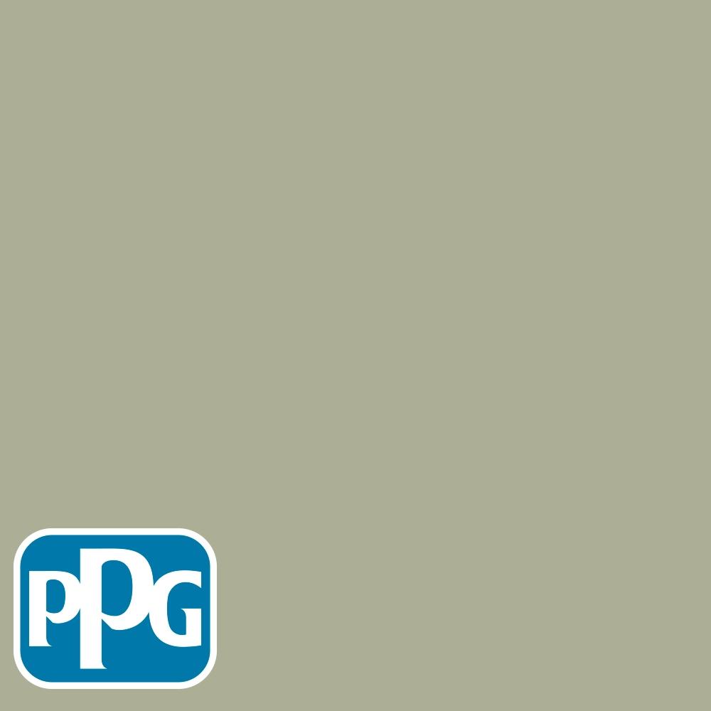 PPG1125-4 Olive Sprigpaint color chip from PPG Paint's Voice of Color pallette.