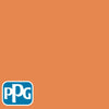 PPG1196-7 Orange Poppypaint color chip from PPG Paint's Voice of Color pallette.