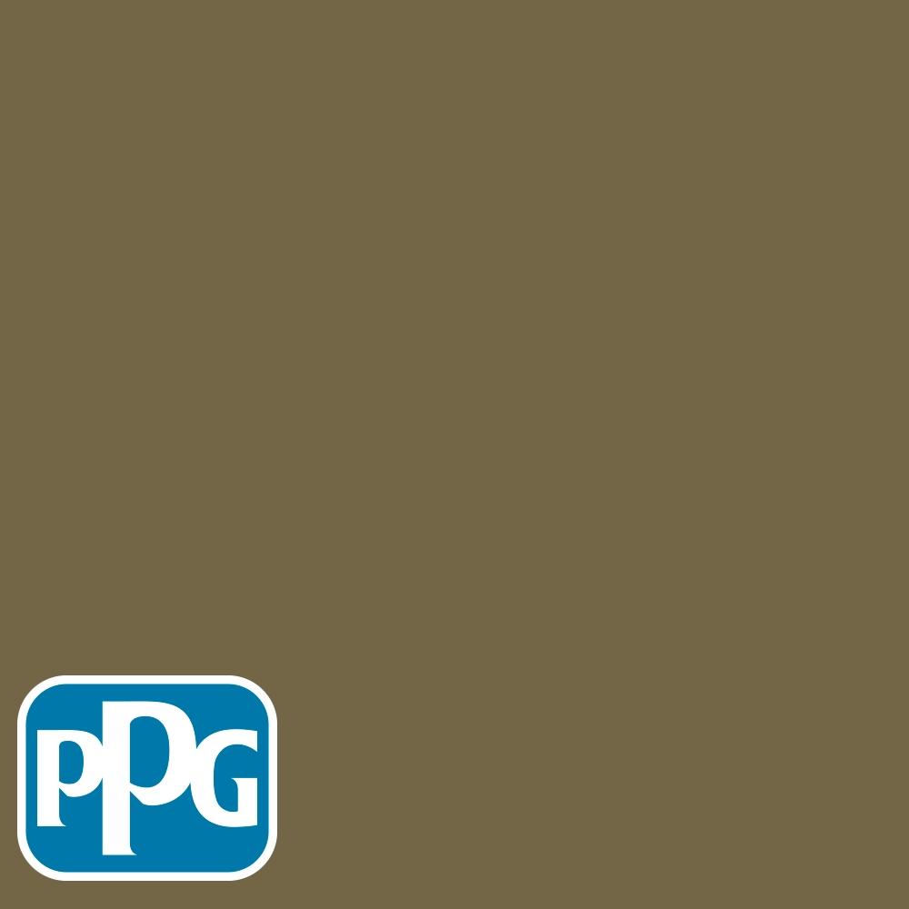 PPG1112-7 Russian Olivepaint color chip from PPG Paint's Voice of Color pallette.