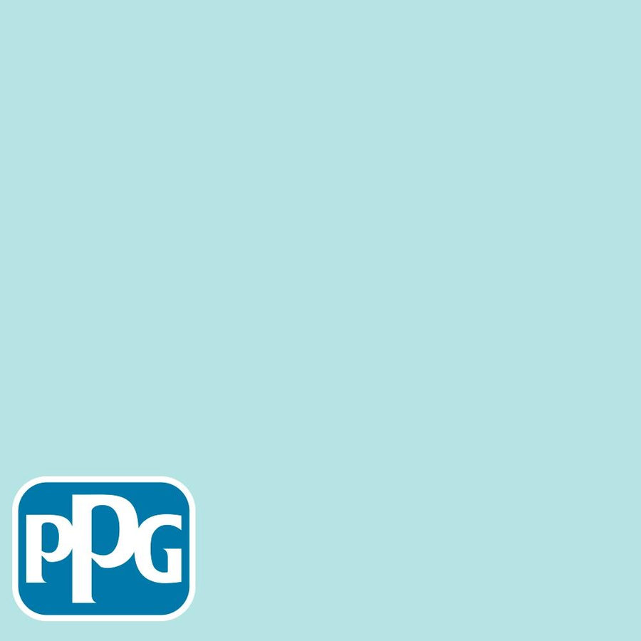 PPG1233-4 Seascape Greenpaint color chip from PPG Paint's Voice of Color pallette.