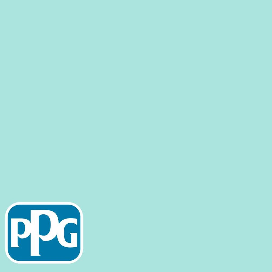PPG1232-3 Silent Ripplepaint color chip from PPG Paint's Voice of Color pallette.