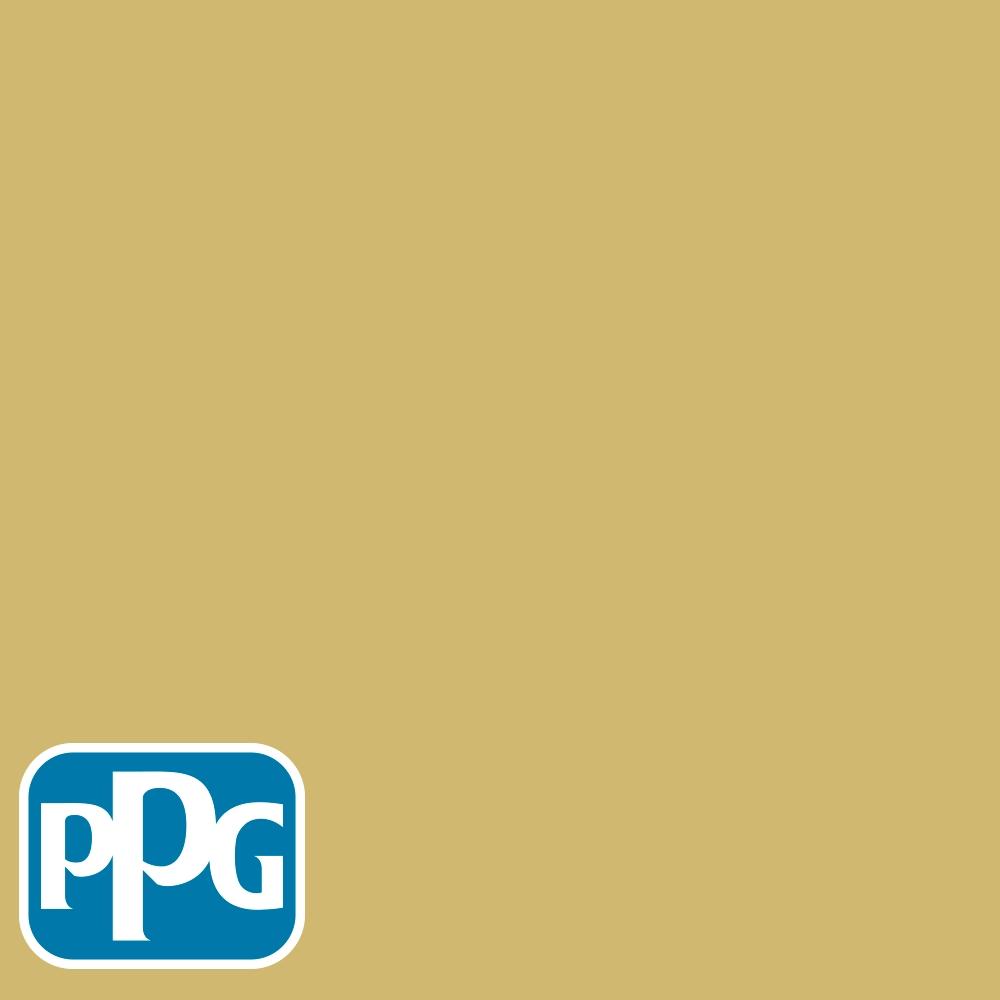 PPG1108-5 Spicy Mustardpaint color chip from PPG Paint's Voice of Color pallette.