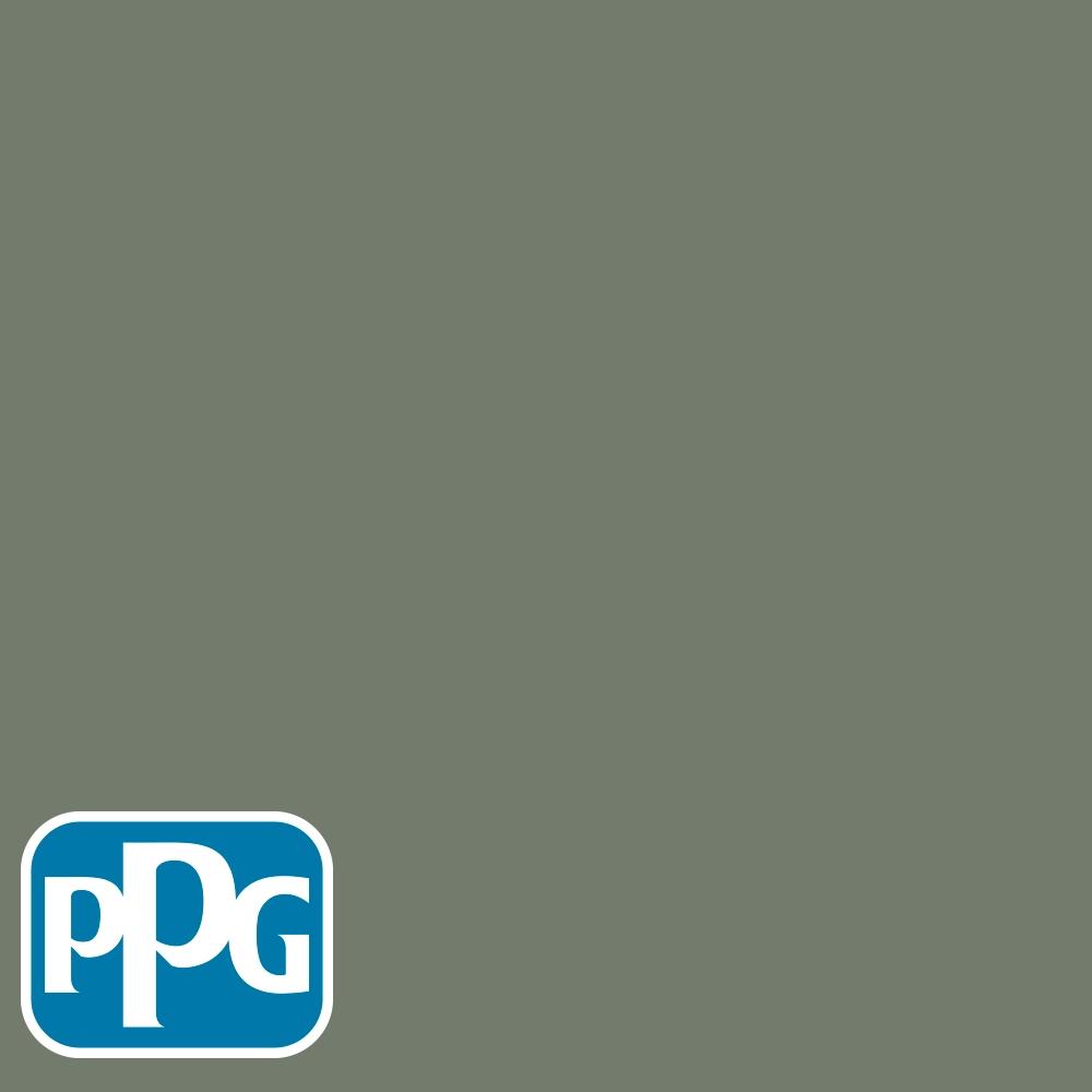 PPG1128-6 Thyme Greenpaint color chip from PPG Paint's Voice of Color pallette.