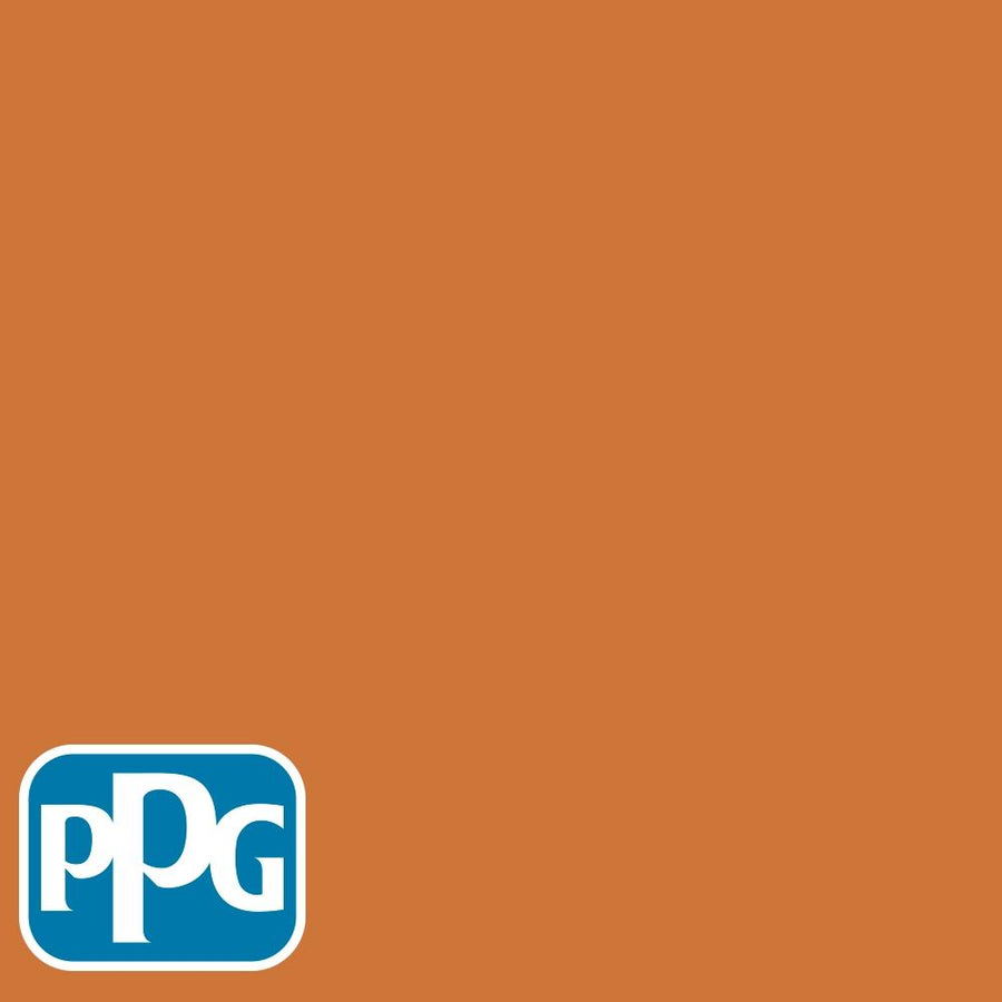 PPG1198-6 Tiger Tailpaint color chip from PPG Paint's Voice of Color pallette.
