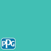 PPG1232-5 Tint Of Turquoisepaint color chip from PPG Paint's Voice of Color pallette.