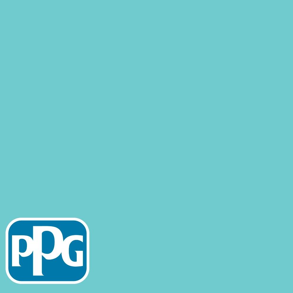 PPG1233-5 Tropical Splashpaint color chip from PPG Paint's Voice of Color pallette.