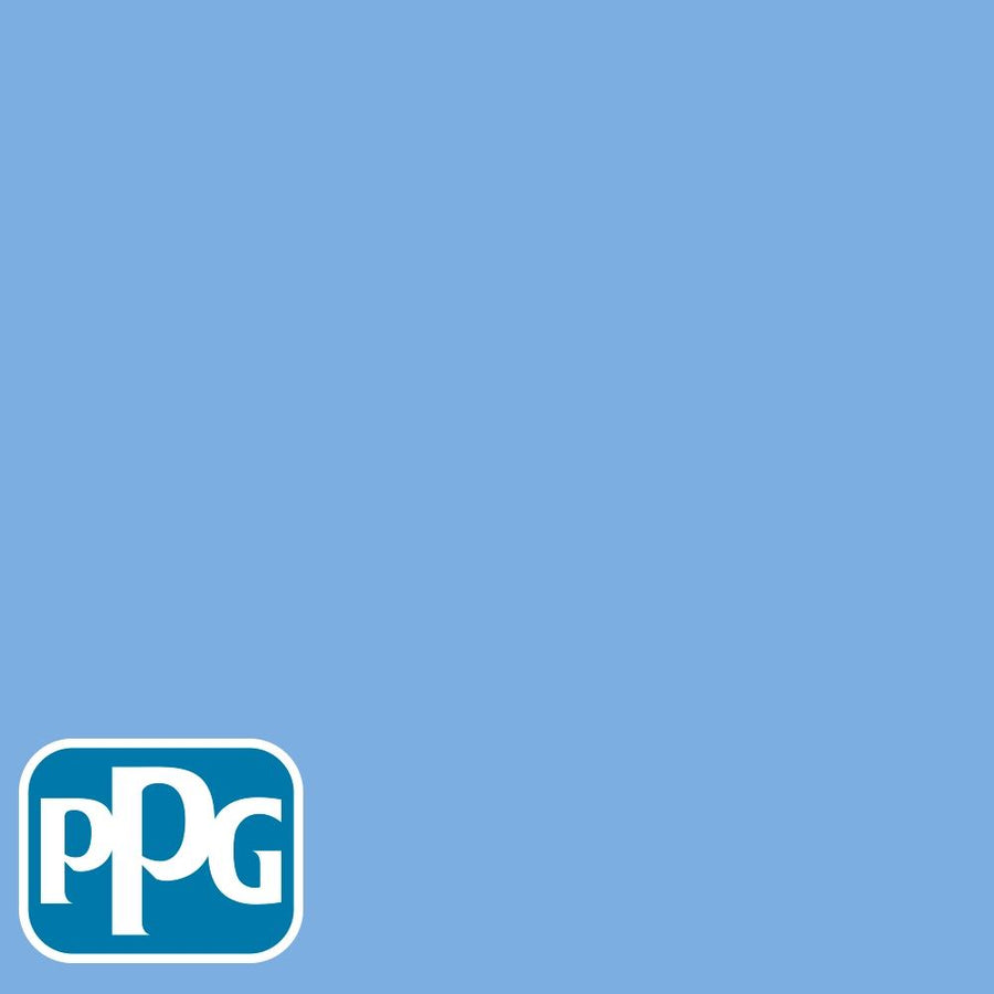 PPG1243-4 Victoria Bluepaint color chip from PPG Paint's Voice of Color pallette.