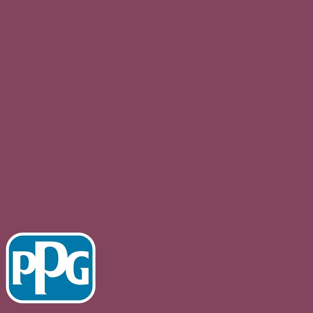 PPG1044-7 Wild Plumpaint color chip from PPG Paint's Voice of Color pallette.