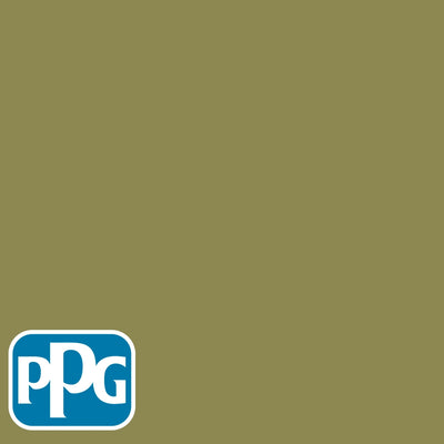 FLLW144 Wright Autumn Greenpaint color chip from PPG Paint's Voice of Color pallette.