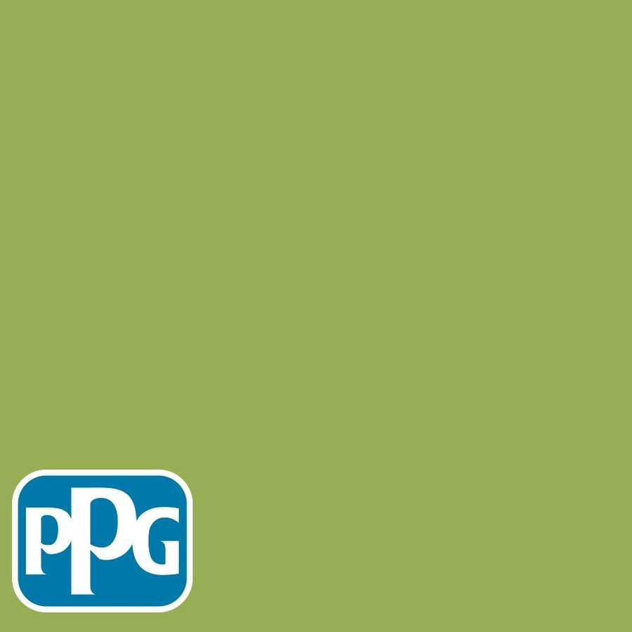 FLLW396 Wright Spring Greenpaint color chip from PPG Paint's Voice of Color pallette.