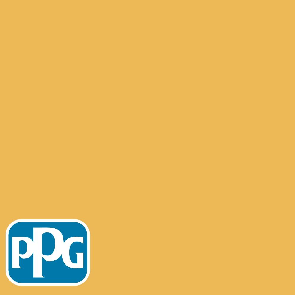 PPG1209-5 Yellow Coneflowerpaint color chip from PPG Paint's Voice of Color pallette.